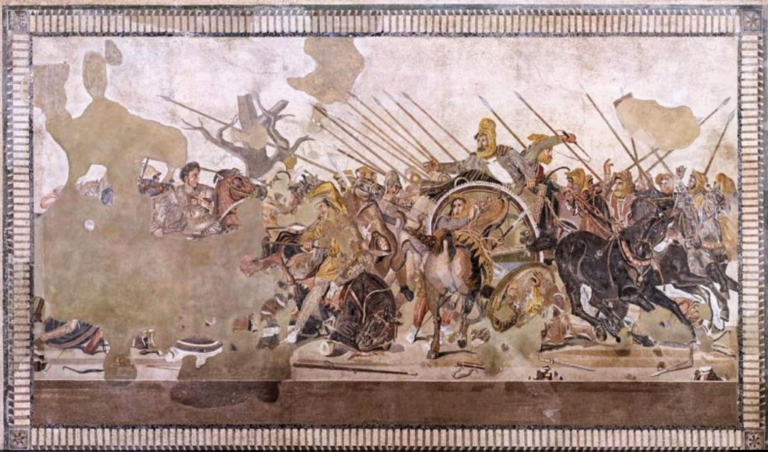 Alessandro Magno 2.0 – sui social il restauro del Mosaico di Alessandro