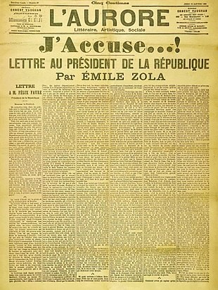 J’accuse: il 13 febbraio 1898 Emile Zola finisce in carcere
