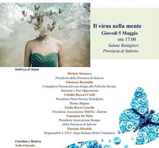 Alla Provincia di Salerno, l’Associazione Parco Storico Sichelgaita con “Il virus nella mente”
