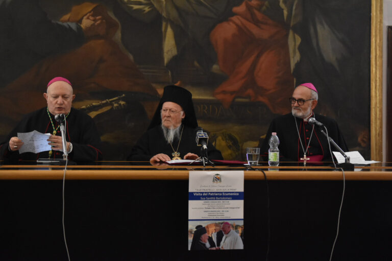 Al Salone degli Stemmi l’incontro con il Patriarca Ecumenico di Costantinopoli