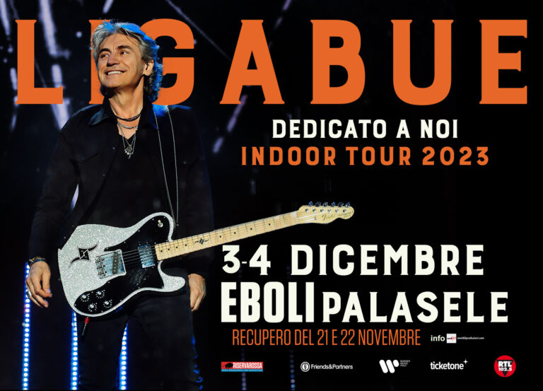 Luciano Ligabue in concerto al PalaSele con ils uo ultimo album “Dedicato a noi”